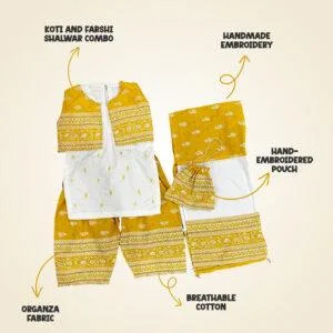 Kesar Kali Farshi Set